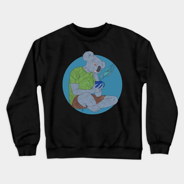 koala Crewneck Sweatshirt by estanisaboal